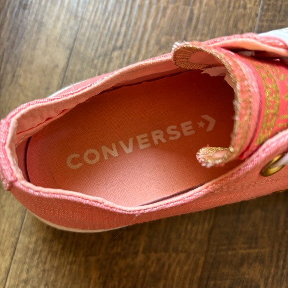 Converse CTAS Ox Lift Platform Canvas Pink Size 8 - Picture 9 of 13